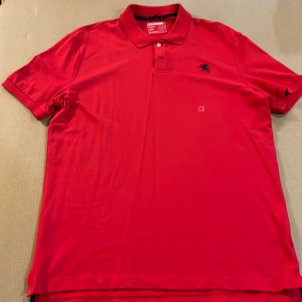 Express Pique stretch polo NWT